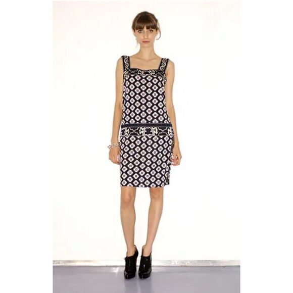 Diane Von Furstenberg Dresses & Skirts - Diane Von Furstenberg 100% Silk Geo Print Vouge Runway Summer Collection NWT 8